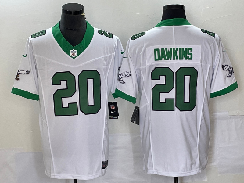 Men's Philadelphia Eagles Brian Dawkins #20 White Jersey